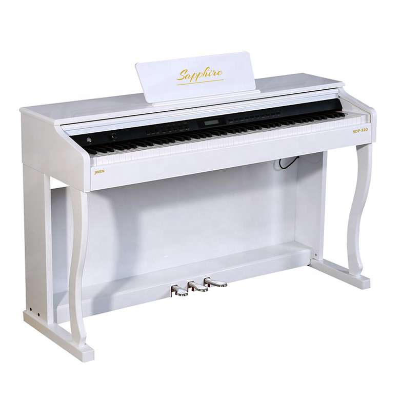 Jwin Sapphire SDP-320W Hammer Action 88 Keys Digital Piano - White