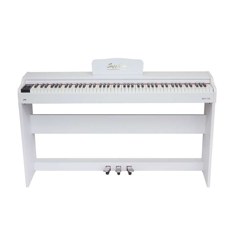 Jwin Sapphire SDP-120W 88 Keys Hammer Action Digital Piano - White