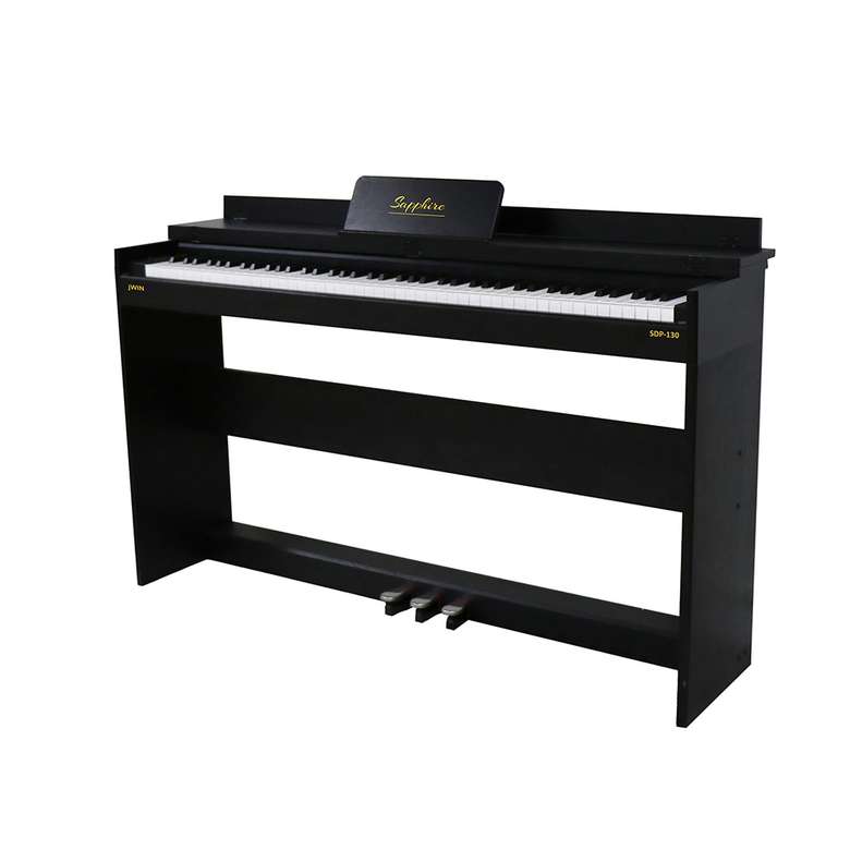 Jwin Sapphire SDP-130BK 88 Keys Clamshell Digital Piano - Black