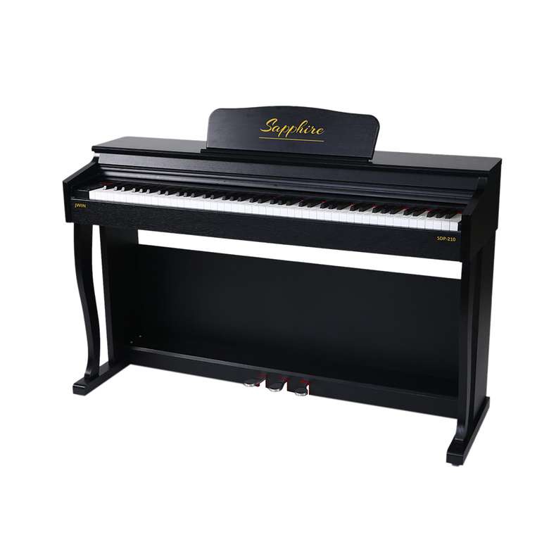 Jwin Sapphire SDP-210BK Hammer Action 88 Key Digital Piano - Black