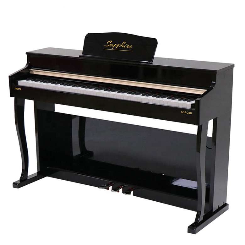 Jwin Sapphire SDP-240 Hammer Action 88 Key Digital Piano - Black