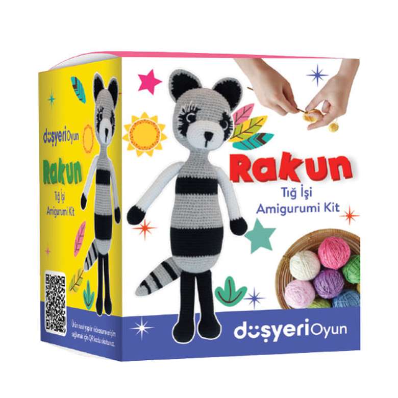 Amigurumi Handmade Hobby Kit - Raccoon