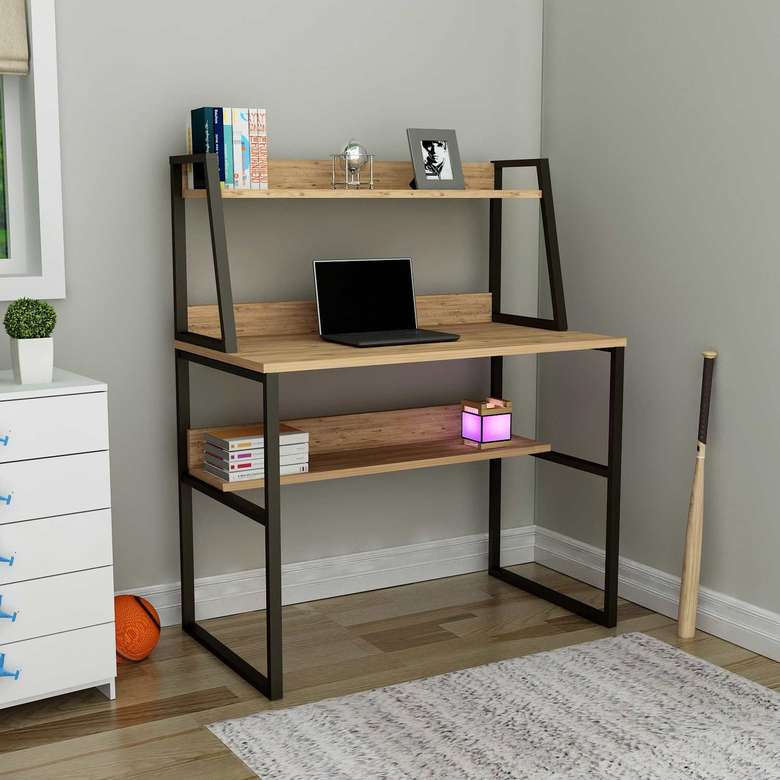 Tiamob Olivia Desk with Shelf