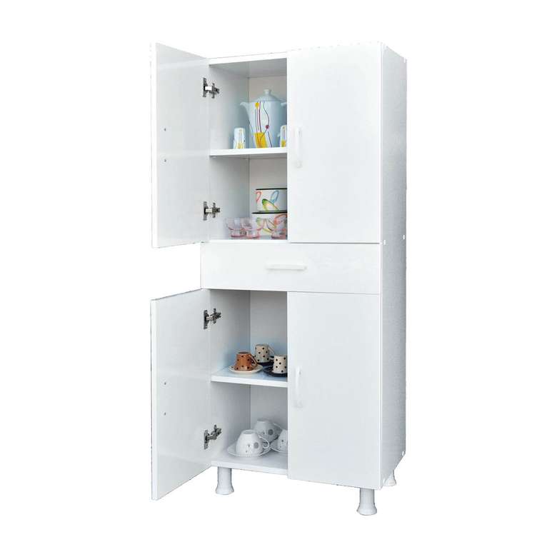 Multi-Purpose Cabinet with 4 Doors and Drawers