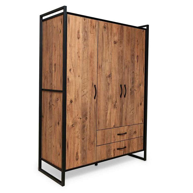 Tiamob Olivia 3 Doors 2 Drawers Wardrobe