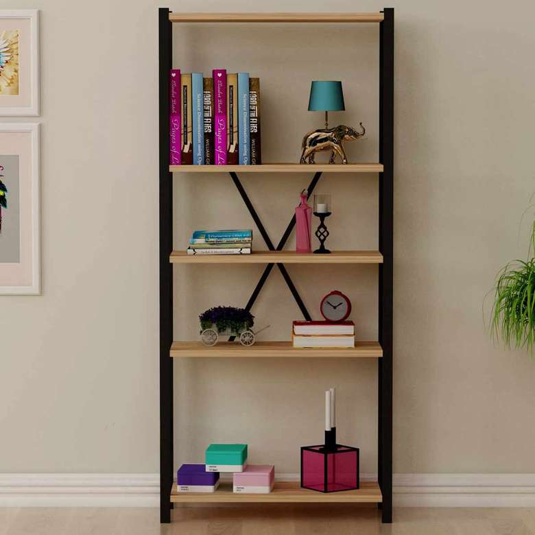 Tiamob Dragon Decorative Bookshelf with 5 Shelves