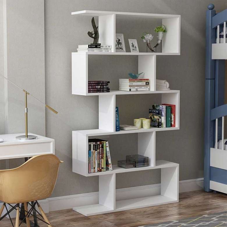 Tiamob Rudi Bookcase- White