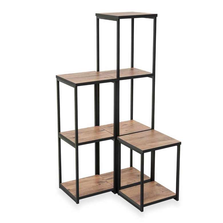 Tiamob Step Decorative Metal Bookcase