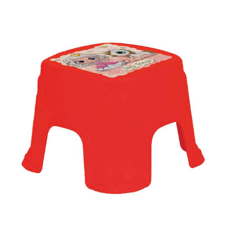 Children's Stool Light Red