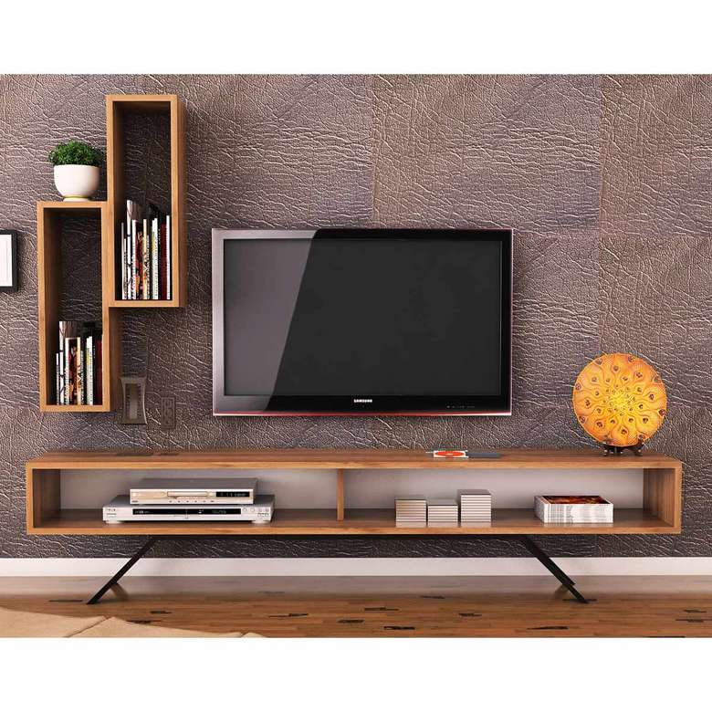 Tiamob Eda Tv Unit - Walnut