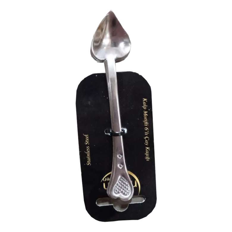 Moon Kitchen 6 Teaspoons Dark Gray