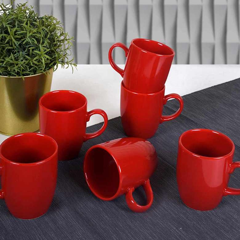 Keramika Flag Red Cloud Mug 9 cm 6 pcs