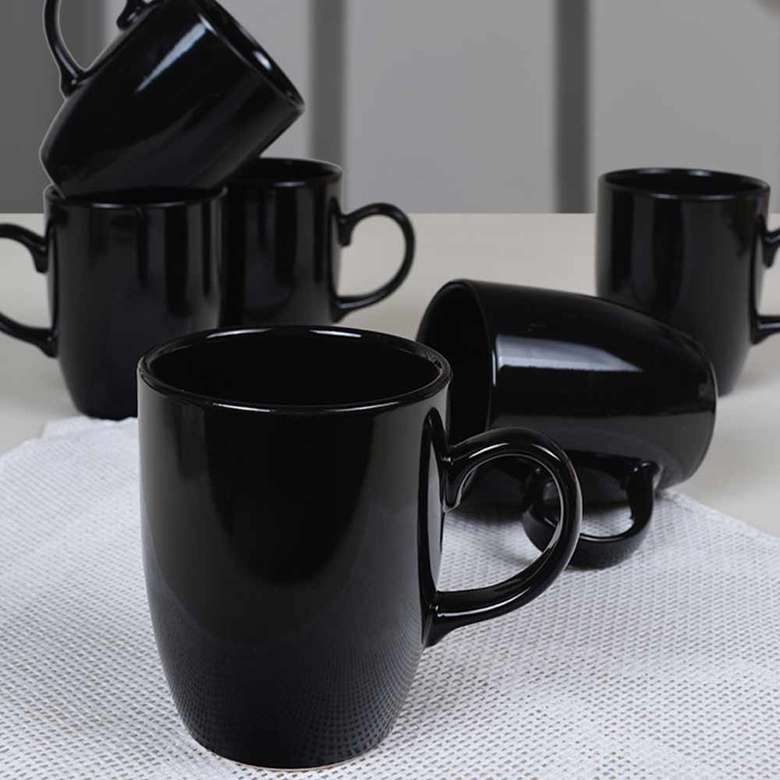 Keramika Black Cloud Mug 9 cm 6 pcs