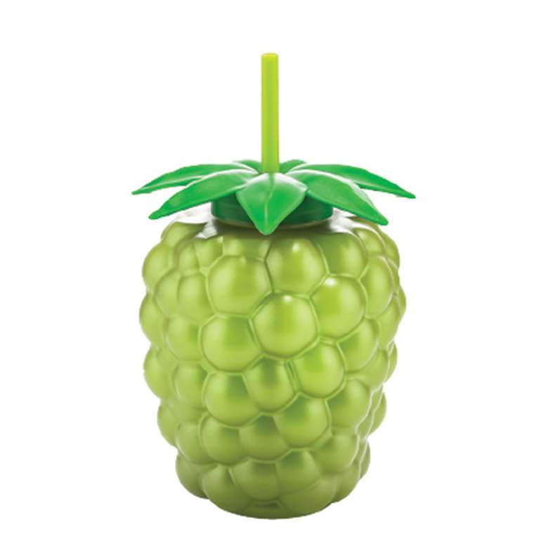 Fruit Straw Glass Green