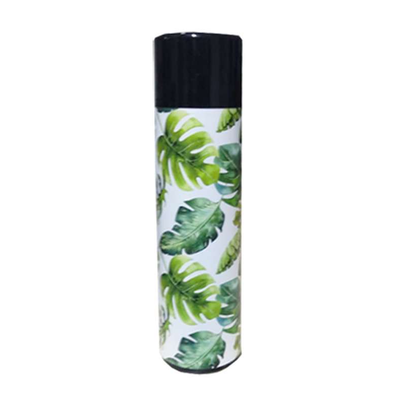 Patterned Thermos 410 Cc Green-White