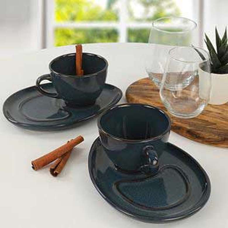 Keramika Lapis Drip Coffee Presentation Set 4 Pcs for 2 Persons