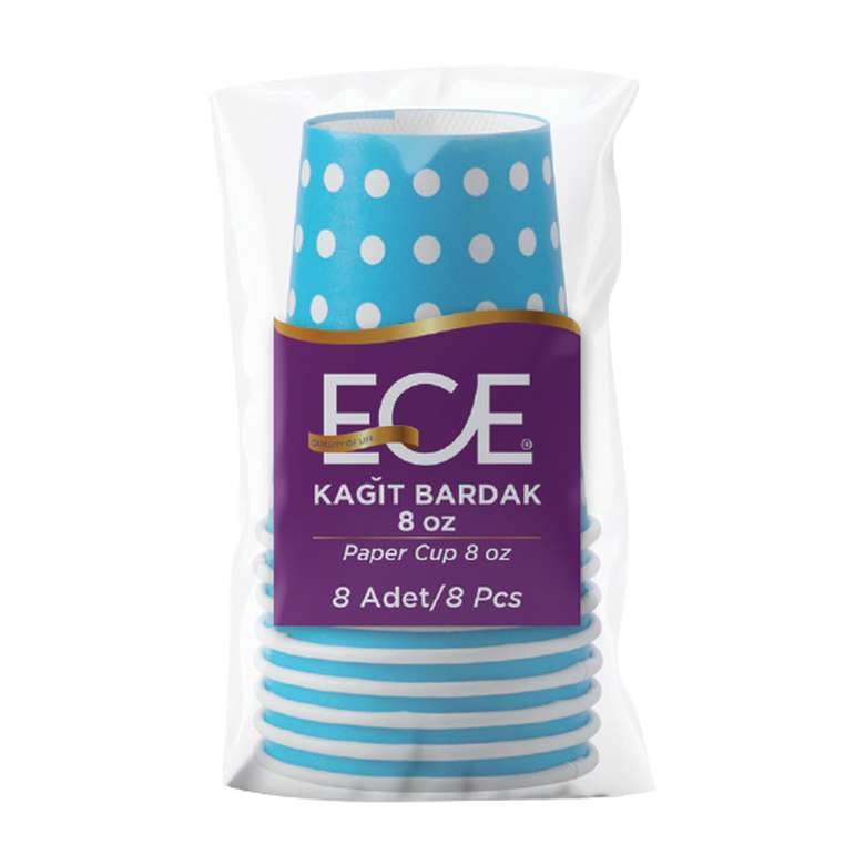 Ece Paper Cup 8 pcs