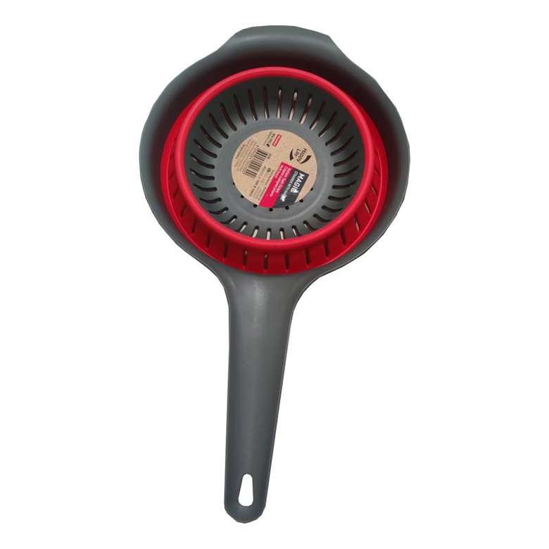 Demirel Folding Handle Strainer Red Black