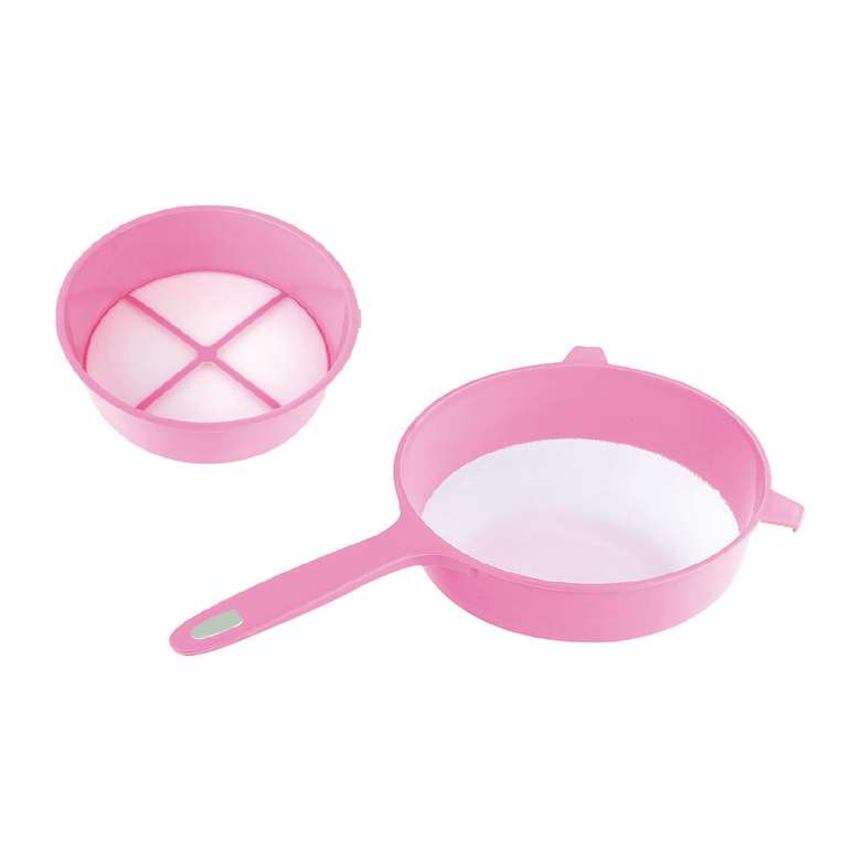 Strainer and Flour Sieve Pink