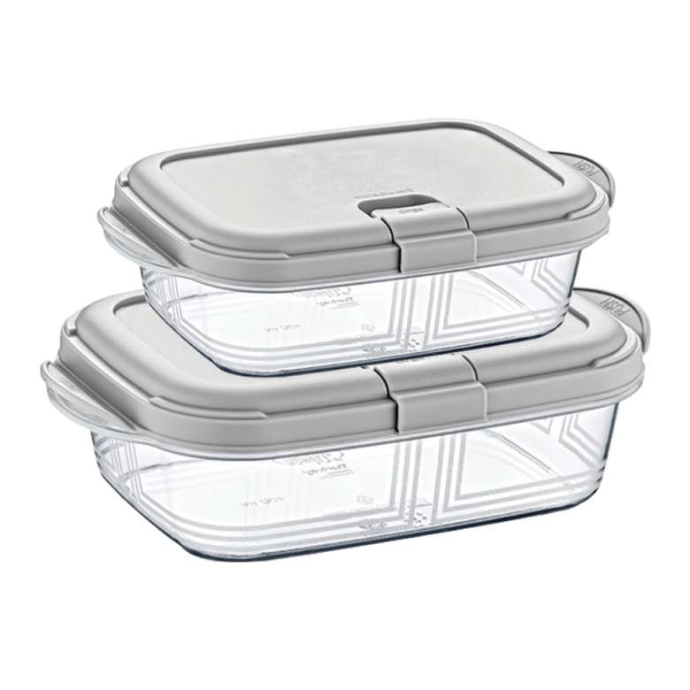 Hobbylife Plastic Rectangular Push-Open Storage Container