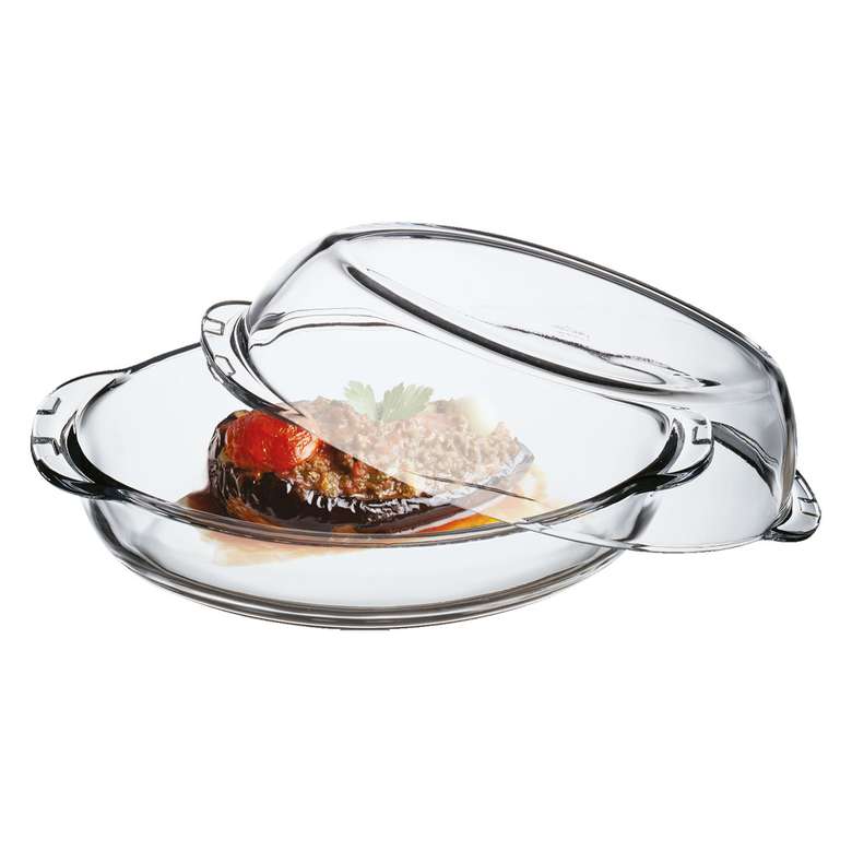 Paşabahçe Oval Cookware with Lid 2850 Cc