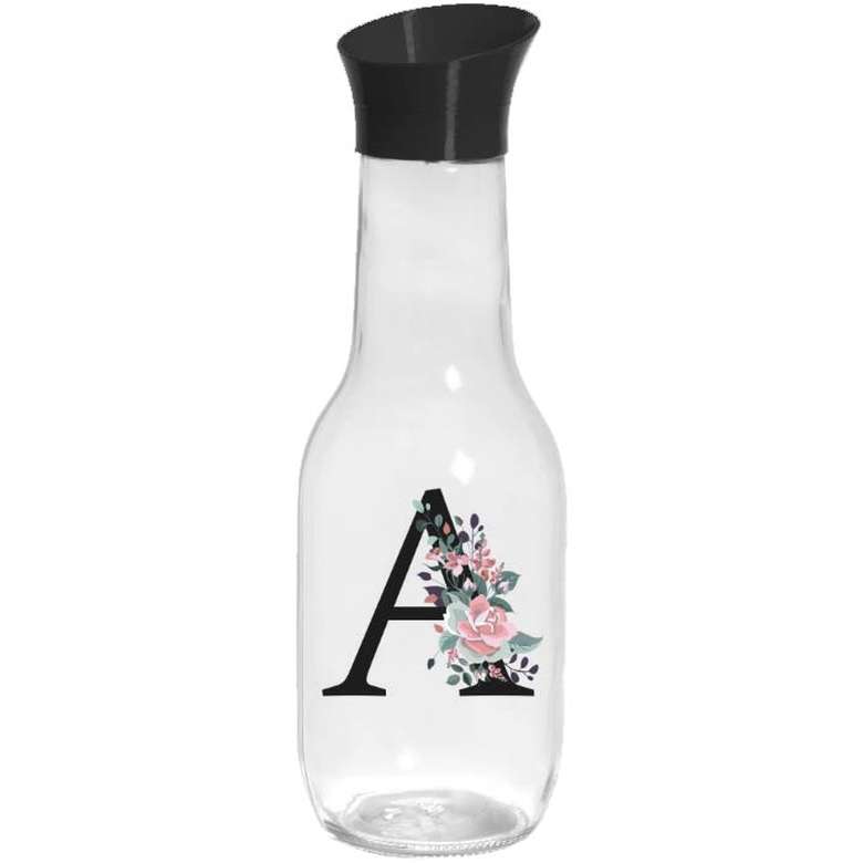 Letter Pattern Water Bottle 1 L