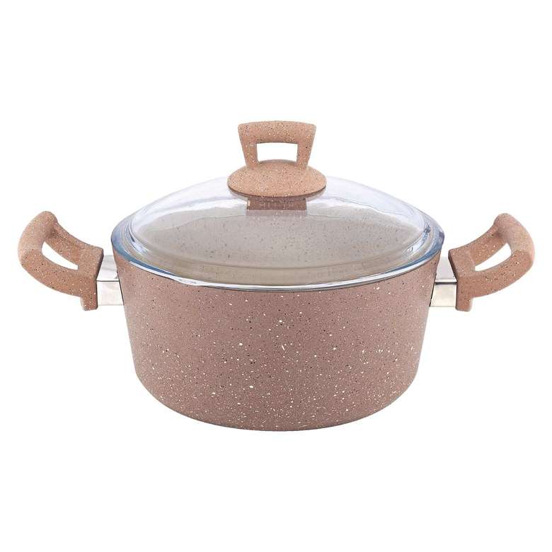 Hascevher Ezme Granite Pot 24 Cm Brown