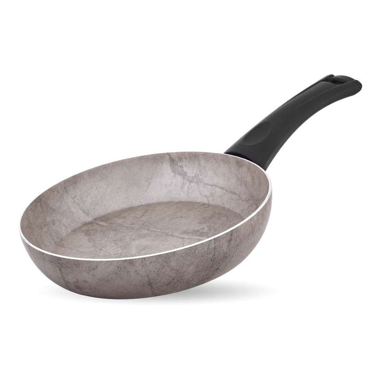 Hascevher Marble Pattern Pan 26 Cm White