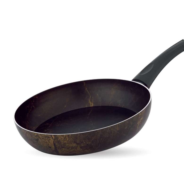 Hascevher Marble Pattern Pan 26 Cm Black