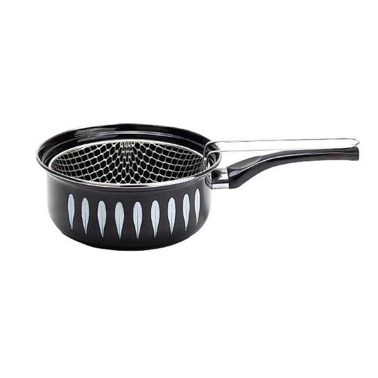 Enamel Frying Pan Matte Black