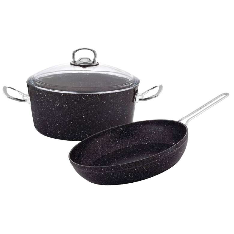 Hascevher Granite Set of 2 Black