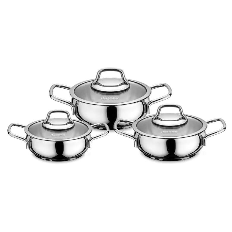 Hascevher Sahan Cookware Set 6 Pieces