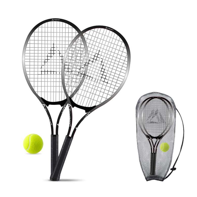 Tennis Racket Set Black