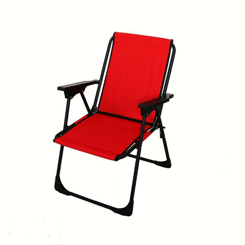 Luxury Foldable Beach Picnic Chair Red