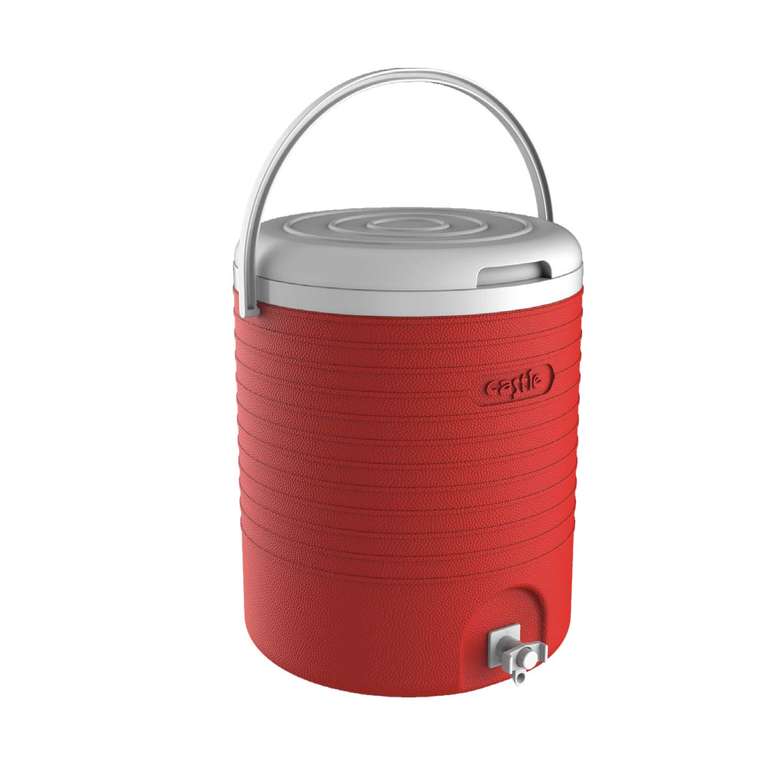 Picnic Thermos with Faucet 15 L Red