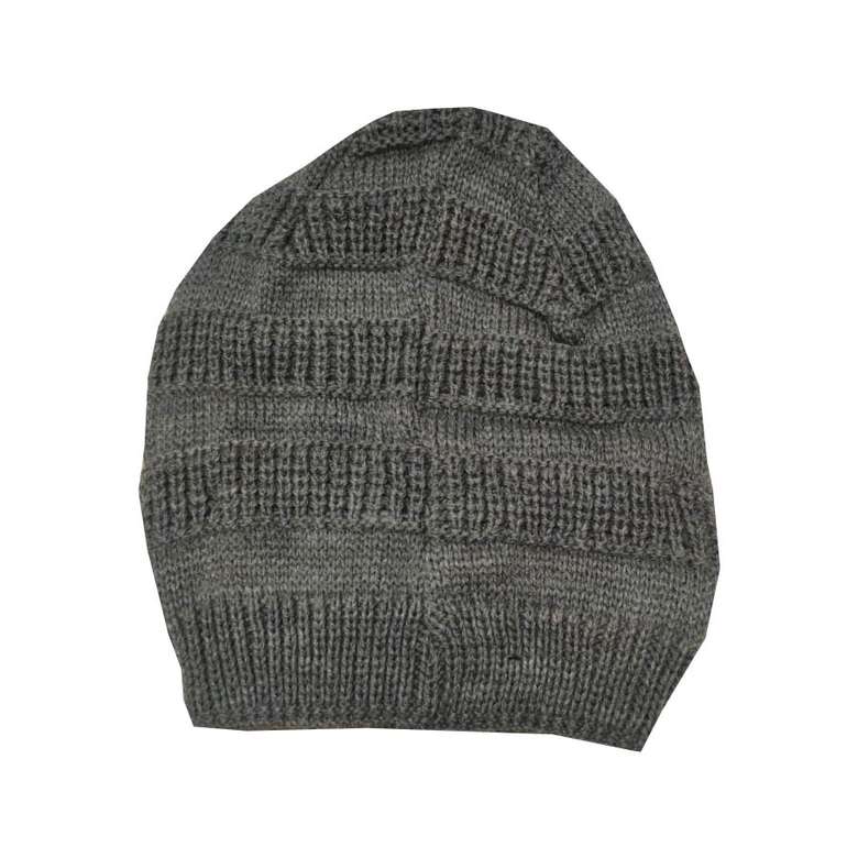 Printed Men's Beret Gray