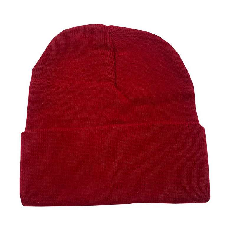 Unisex Colored Folded Beret Claret Red