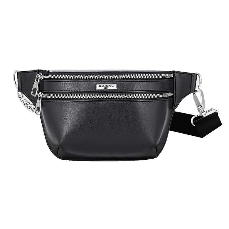 Aqua Di Polo Women's Waist Bag Black