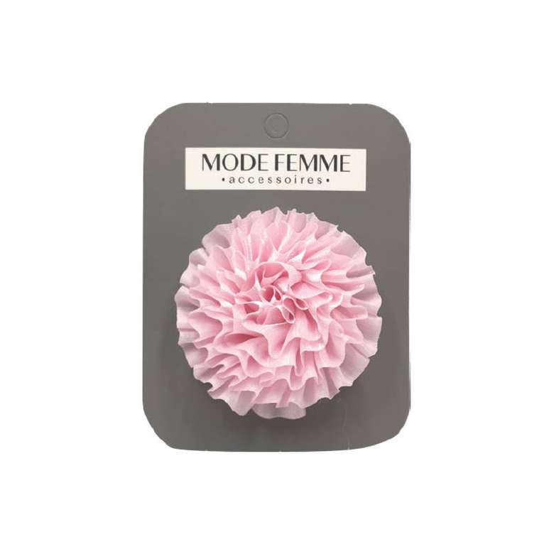 Floral Fabric Buckle White Pink