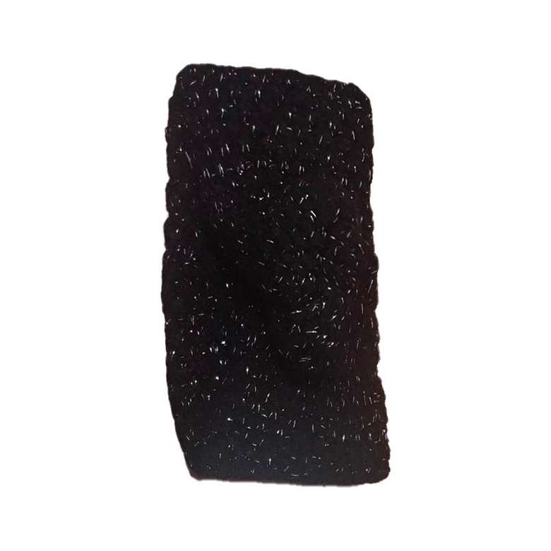 Women's Winter Knitted Bandana Black Standard