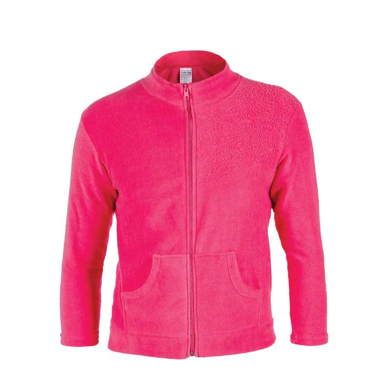 Kids Full-Zip Fleece Top Fuchsia