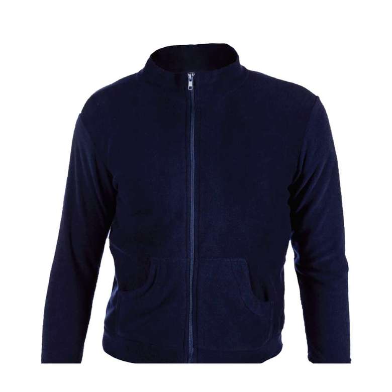 Kids Full-Zip Fleece Top Navy Blue