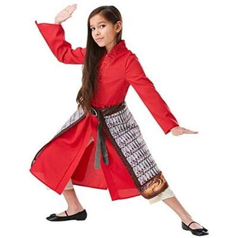 Mulan Kids Costume Red