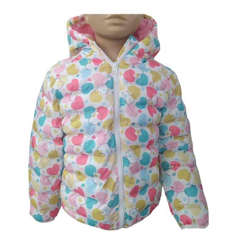 Girl's Fleece Coat White