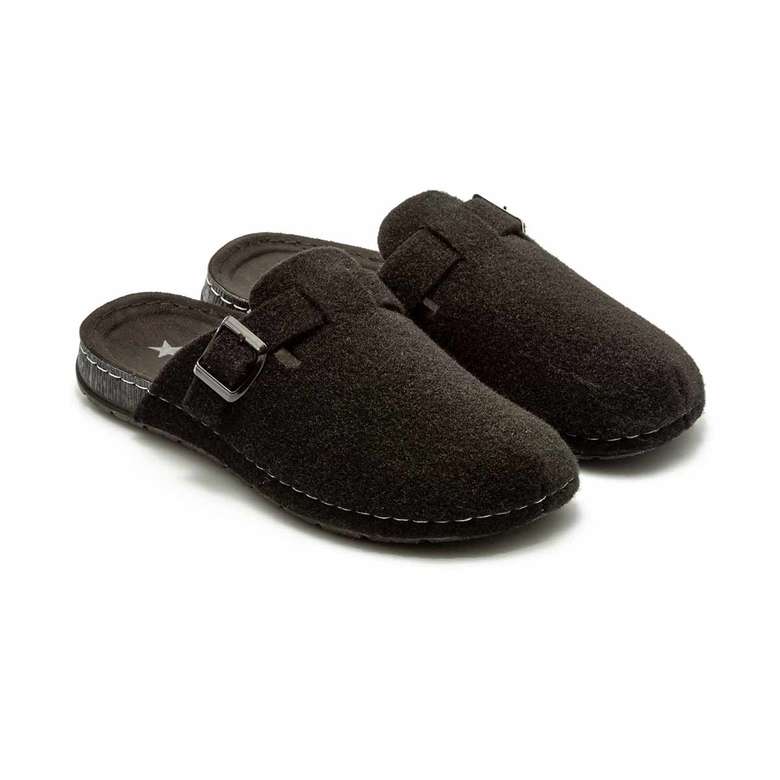 Twigy Felt Buckled Indoor Slippers