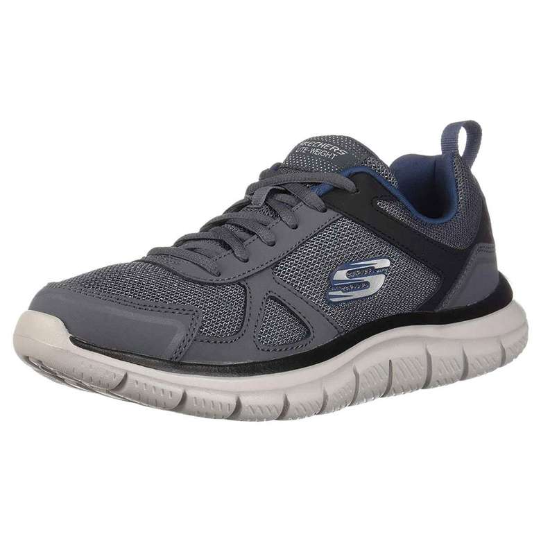 Men Women Skechers Shoes Gray White