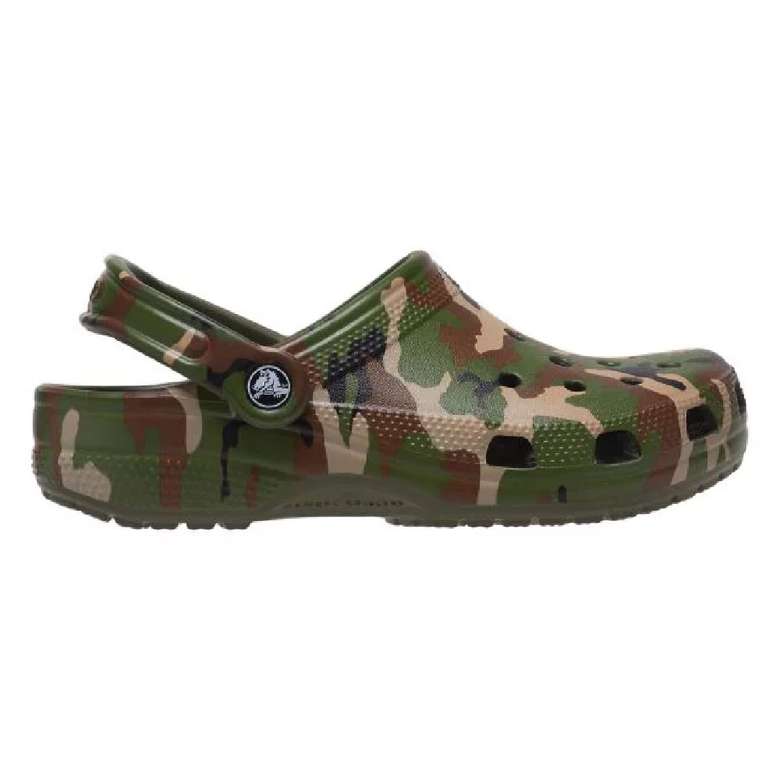 Crocs Classic Printed Camo Clog 206454-3TC Men's Slippers Khaki