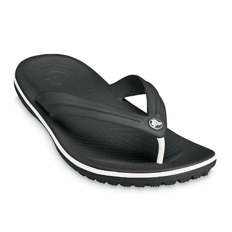 Crocs Crocband Flip 11033-001 Men Slippers Black White