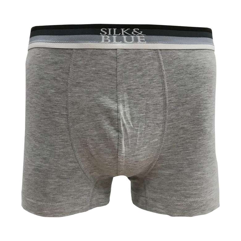 Silk & Blue Men's Boxer Gray