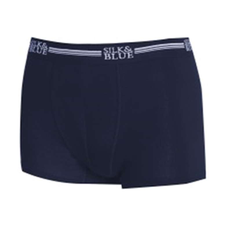 Silk & Blue Modal Men's Boxer Black Navy 2 Pack